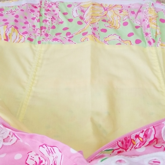 LILLY PULITZER Multi Printed Size 10 Dress - Picture 6 of 7